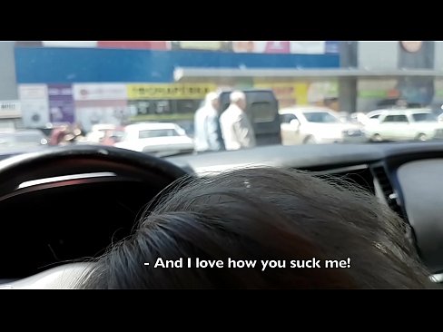 ❤️ Gesuig reg in die parkeerterrein buite die supermark ❤ Pornovideo by ons ❌️